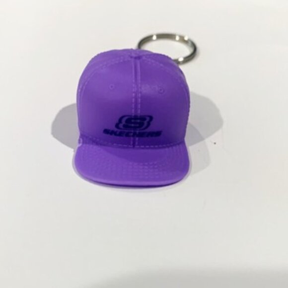Skechers Purple Baseball Hat Keychain - 4inch Replica Keychain - Picture 4 of 8